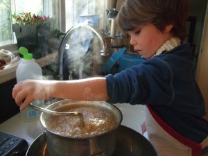 making apple maple butter 1, Oct. 9, 2010