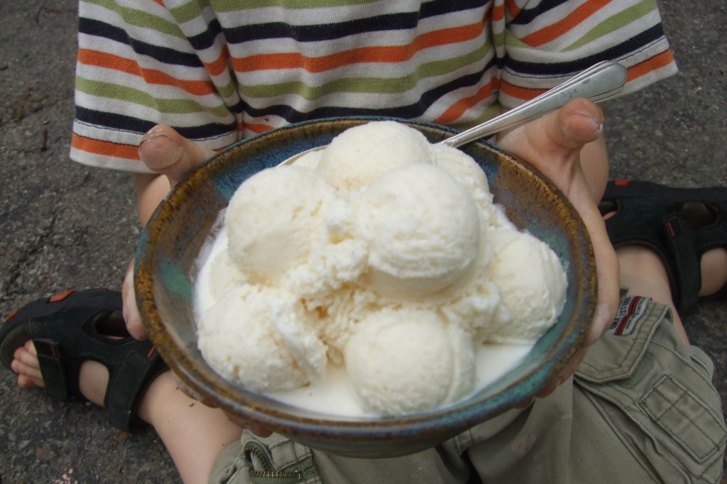 Summertime Vanilla Ice Cream, June 10, 2011